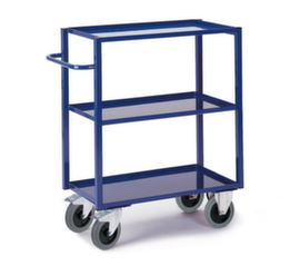 Rollcart Tischwagen mit Wannenböden 895x495 mm, Traglast 400 kg, 3 Etagen