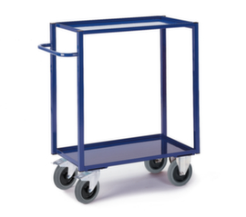 Rollcart Tischwagen mit Wannenböden 895x495 mm, Traglast 400 kg, 2 Etagen