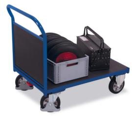 VARIOfit Stirnwandwagen mit rutschsicherer Ladefläche, Traglast 1000 kg, Ladefläche 1625 x 800 mm