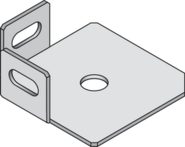 hofe Fu&szlig;platte f&uuml;r Systemregal