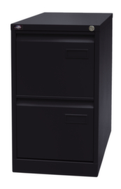 Bisley Hängeregistraturschrank Light, 2 Auszüge, schwarz/schwarz