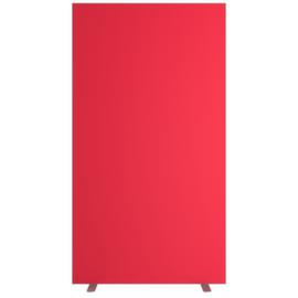 Paperflow Trennwand mit beidseitigem Stoffbezug, Höhe x Breite 1740 x 940 mm, Wand rot