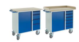 Rollcart Tisch- und Schrankwagen mit Schrank und Schubladen