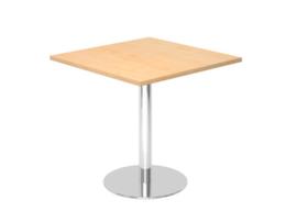 Besprechungstisch, Breite x Tiefe 800 x 800 mm, Platte Ahorn