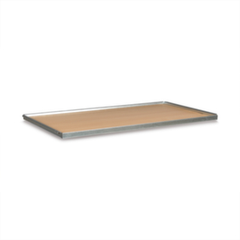 Einhängeboden mit Stahlrand für Tisch-/Etagenwagen, Länge x Breite 1000 x 700 mm
