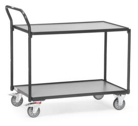 fetra Tischwagen GREY EDITION 1000x600 mm, Traglast 300 kg, 2 Etagen