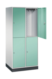 C+P Doppelstöckiger Großraum-Garderobenschrank Intro, Abteilbreite 360 mm