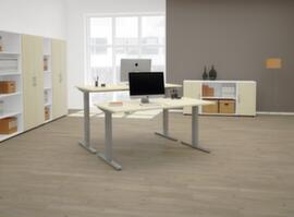Gera Elektrisch höhenverstellbarer Sitz-Steh-Schreibtisch Pro