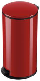 Hailo Tretabfalleimer Pure XL mit verzinktem Innenbehälter, 44 l, rot