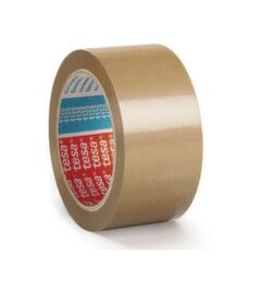 tesa PVC-Packband 4120 für mittelschwere Packstücke, Länge x Breite 66 m x 50 mm