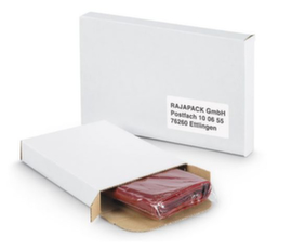 Flacher Versandkarton für den Postversand, 1-wellig, 305 x 220 x 25 mm