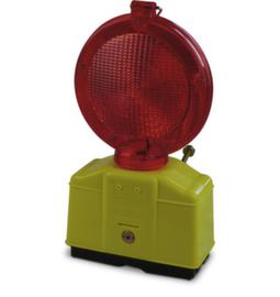 Schake Baustellen-Warnleuchte PowerNox, mit Dämmerungsautomatik, Blink-Dauerlicht, rot