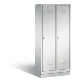C+P Garderobenschrank Classic mit 2 Abteilen, Abteilbreite 400 mm