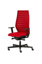 ROVO-CHAIR Bürodrehstuhl R12, Lamellen-Rückenlehne, rot