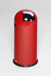 Push-Abfallbehälter, 52 l, rot