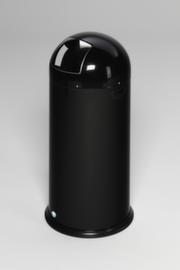 Push-Abfallbehälter, 52 l, schwarz