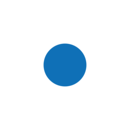 EICHNER Klebesymbol, Kreis, blau