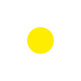 EICHNER Klebesymbol, Kreis, gelb