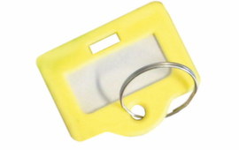 Schlüsselanhänger für Schlüsselschrank, gelb