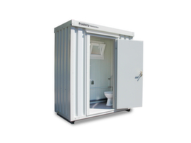 Säbu Toilettencontainer FLADAFI®, Höhe x Breite x Tiefe 2500 x 2100 x 1140 mm