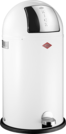 WESCO Tretabfallsammler KICKBOY mit Tretmechanik, 40 l, weiß