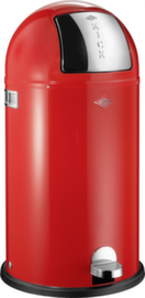 WESCO Tretabfallsammler KICKBOY mit Tretmechanik, 40 l, rot