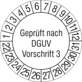 Prüfplakette Geprüft nach DGVU