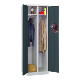 PAVOY Kleider-/Wäscheschrank Basis Plus mit 2 Abteilen