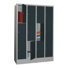 PAVOY Schließfachschrank Basis, 12 Fächer
