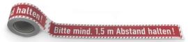 Bodenmarkierband SafetyMarking®, "Bitte mind. 1,5 m Abstand halten!"