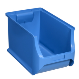Allit Stapelbarer Sichtlagerkasten ProfiPlus Box 4H, blau, Tiefe 355 mm, Polypropylen