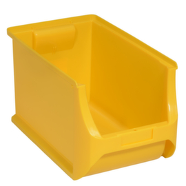 Allit Stapelbarer Sichtlagerkasten ProfiPlus Box 4H, gelb, Tiefe 355 mm, Polypropylen