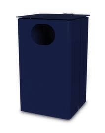 Abfallbehälter, RAL5013 Kobaltblau