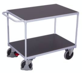 VARIOfit Tischwagen 1200x800 mm, Traglast 500 kg, 2 Etagen