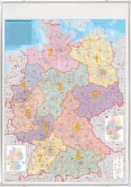 Franken PLZ-Deutschlandkarte, Höhe x Breite 1380 x 980 mm