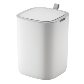 Sensor-Abfallbehälter EKO Morandi Smart aus Kunststoff, 12 l, weiß