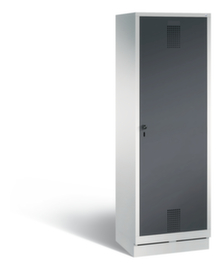 C+P Garderobenschrank Evolo mit 2 Abteilen mit 1 Tür, Abteilbreite 300 mm