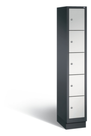 C+P Schließfachschrank Classic, 5 Fächer