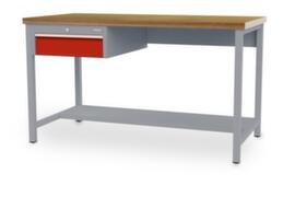 Bedrunka + Hirth Werkbank, 1 Schublade, 1/2 Ablageboden