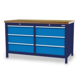 Bedrunka + Hirth Werkbank, 6 Schubladen