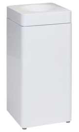 Selbstlöschender Wertstoffbehälter probbax®, 40 l, weiß, Kopfteil weiß