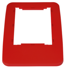 Rahmen probbax® für Wertstoffsammler, rot