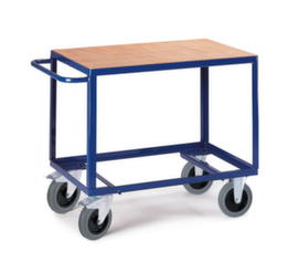 Rollcart Tischwagen mit 1 offenen Etage 1000x700 mm, Traglast 600 kg, 2 Etagen