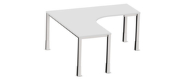 Nowy Styl Freiform-Schreibtisch E10 mit Höhenverstellung