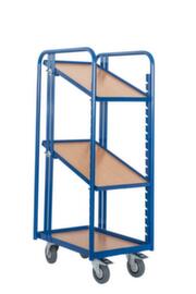 Rollcart Etagenwagen f&uuml;r Euronormbeh&auml;lter, Traglast 200 kg, 3 Etagen