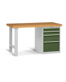 Werkbank, 4 Schubladen