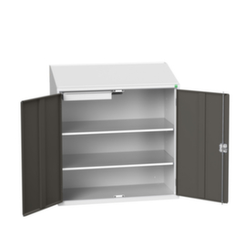 bott Pultschrank verso, RAL7035 Lichtgrau/RAL7016 Anthrazitgrau
