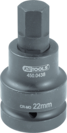 KS Tools 1" Kraft-Bit-Stecknuss Innensechskant