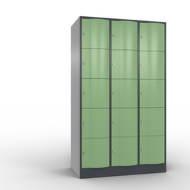 C+P Schließfachschrank Resisto, 15 Fächer
