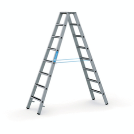 ZARGES Stehleiter R13step B mit rutschsicheren Stufen, 2 x 8 Stufen mit R13-Belag